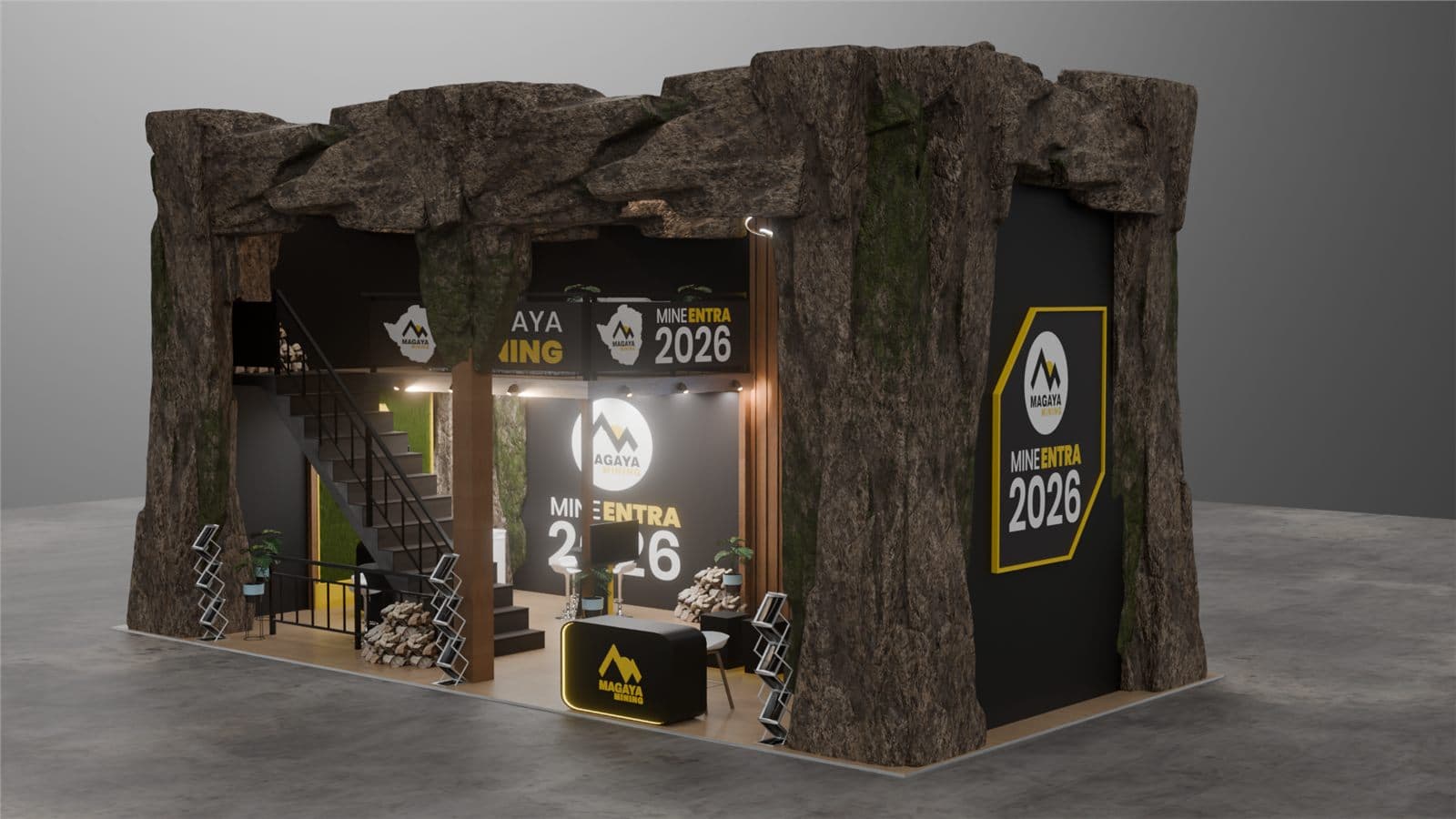 Magaya Mining — “Mine Entra 2026” exhibition stand
